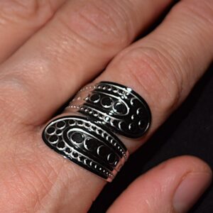 Anillo 1 plateado acero inoxidable